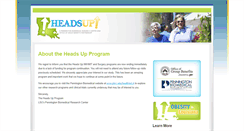 Desktop Screenshot of headsup.pbrc.edu